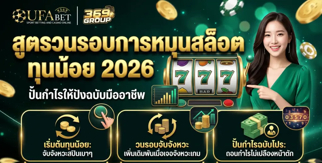 สูตรสล็อตทุนน้อย 2026 ปั้นกำไรจากหลักสิบสู่หลักพันที่ UFAX369